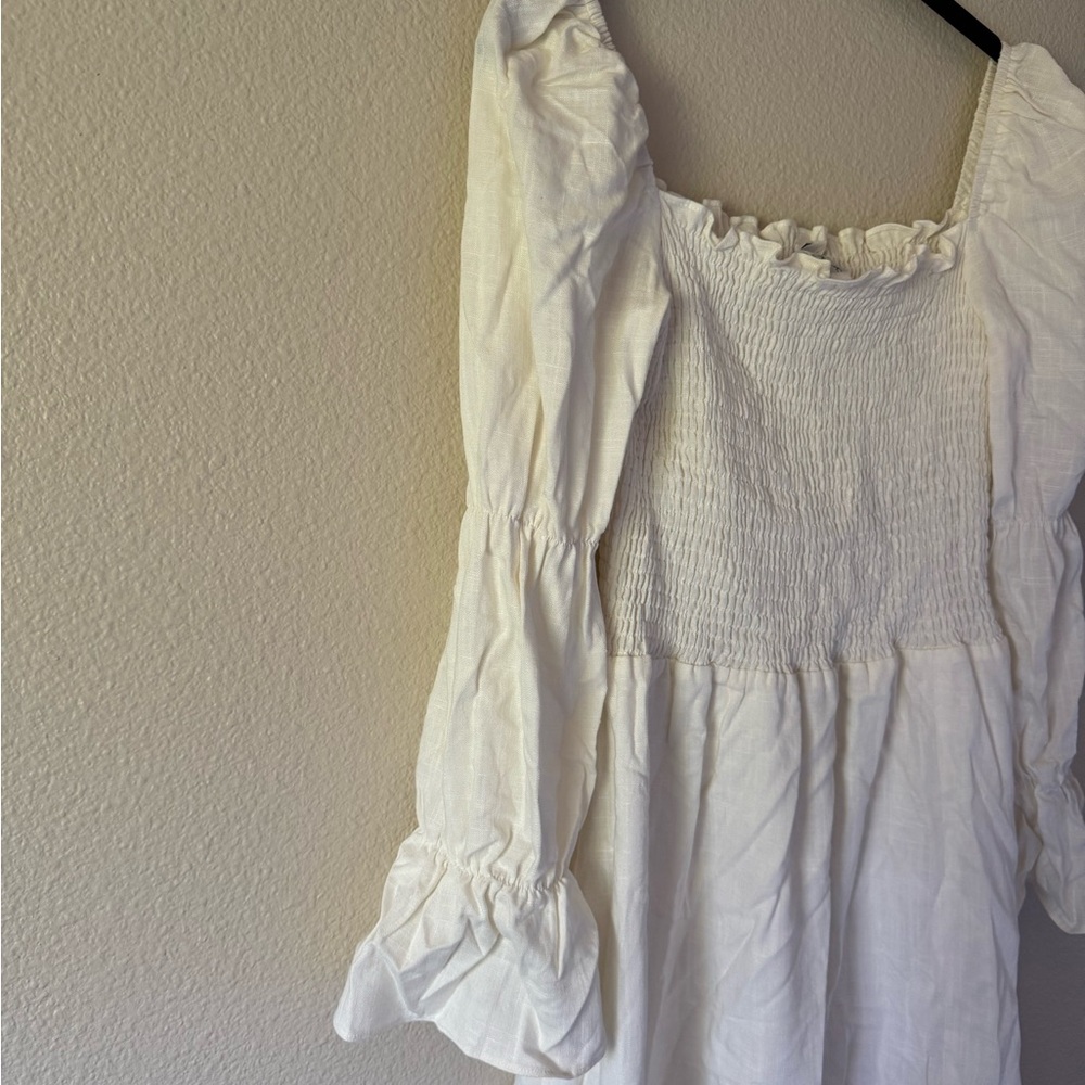 White Long Sleeve Blouse